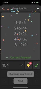 Brain Math: Logic Puzzle Games screenshot #2 for iPhone