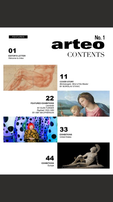 Arteo Magazine Screenshot