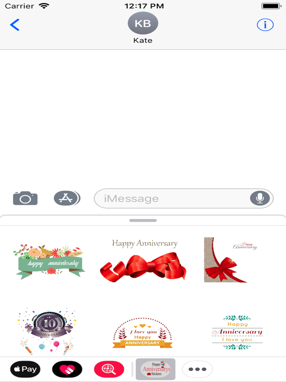 Screenshot #5 pour Happy Anniversary Sticker 2018