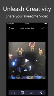 scribble video editor: neon fx iphone screenshot 3