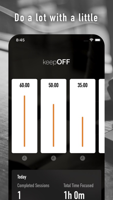 keepOFF (stress-free timer) screenshot 2