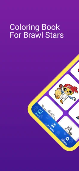 Game screenshot Coloring By number Brawl Stars mod apk