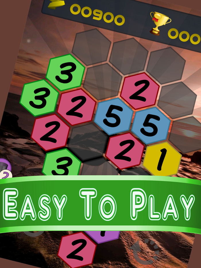 Get To 7 hexa puzzle game