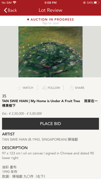33 AUCTION Screenshot