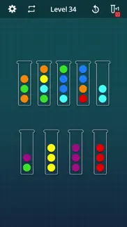 color sort puzzle game iphone screenshot 3