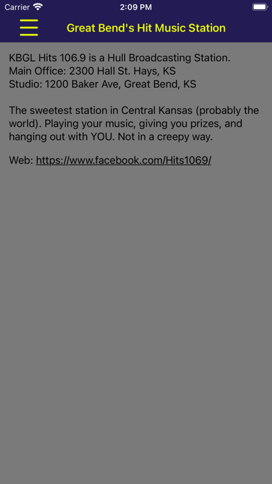 Hits 106.9 Screenshot