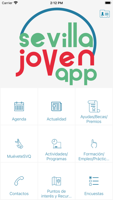 Sevilla Joven App Screenshot