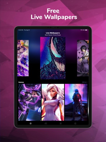 Live & 4K Wallpapersのおすすめ画像1