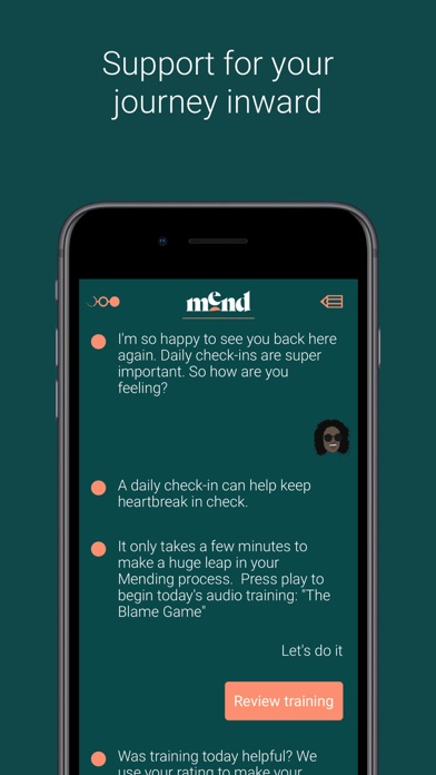 Screenshot #2 pour Mend: Self Care For Breakups