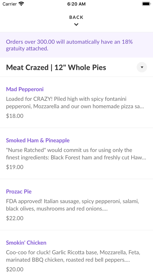 #3. Mad Pizza To Go (iOS) Podle: ChowNow