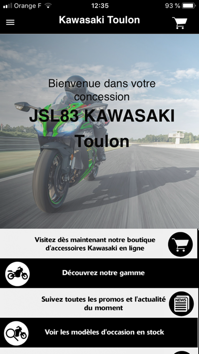 Screenshot #1 pour Kawasaki Toulon