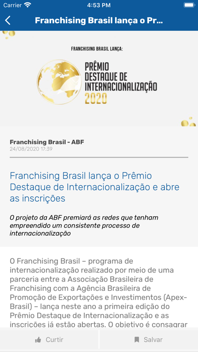 Franchising Brasil – ABF Screenshot