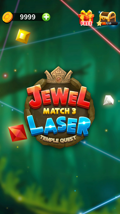Jewel Match 3 Laser Quest Screenshot