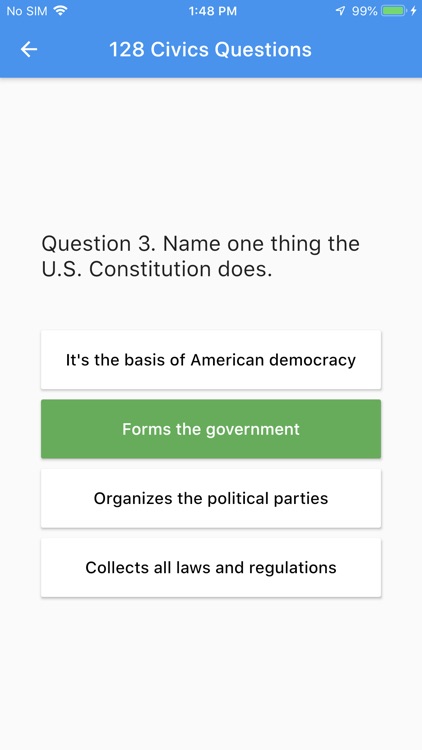 U.S. Citizenship Test 2021