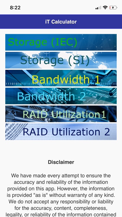 Bandwidth RAID Calculator
