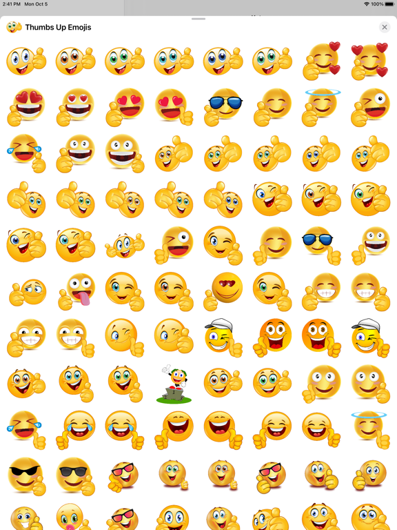 Screenshot #5 pour Thumbs Up Emojis