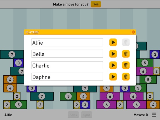 Stick and Split iPad screenshot 6 - Education app