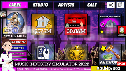 Screenshot #2 pour MusicLabeLManagerExtra 2K21