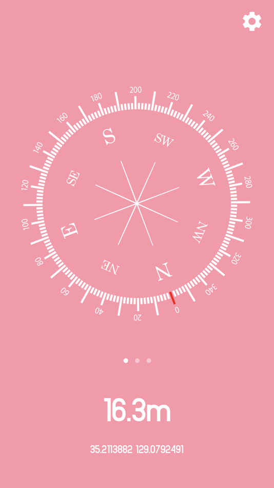 #6. Altimeter,GPS location,Compass (iOS) Podle: HUJIN SHIN