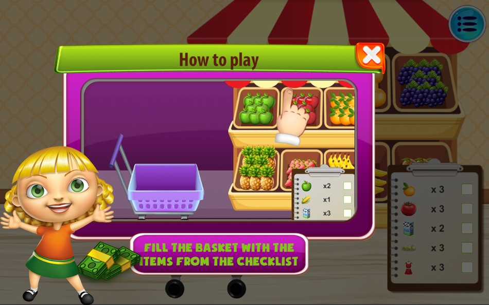 #6. Kids Going to Shopping Game (macOS) 由: Esra Aydin