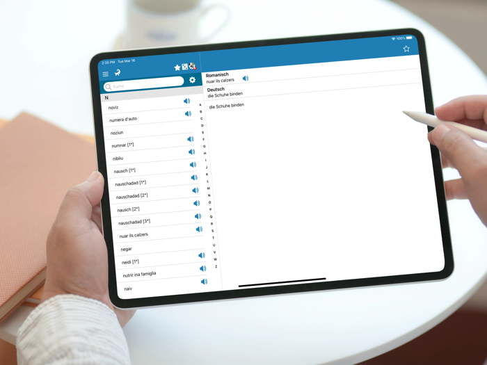 Wortschatz Romanisch Sursilvan