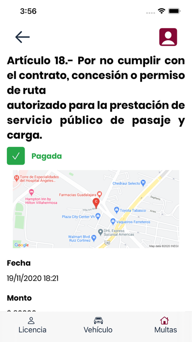 Licencia Tabasco Screenshot