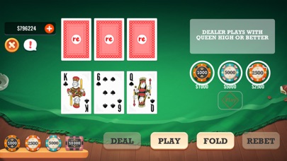 Three Card Casino Poker Screenshot