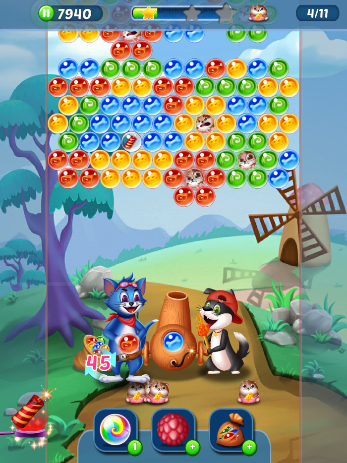 Tomcat Pop Bubble Shooter