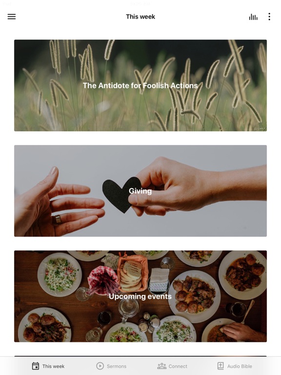 High Point Baptist Church iPad screenshot 1 - Education app