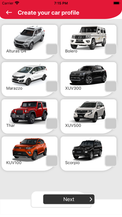 Mahindra Genuine Accessories Screenshot