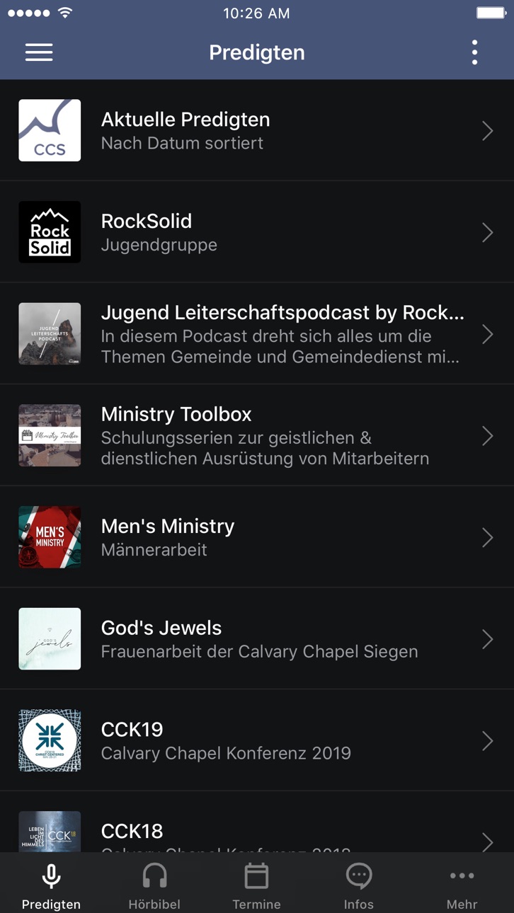 iPhone screenshot