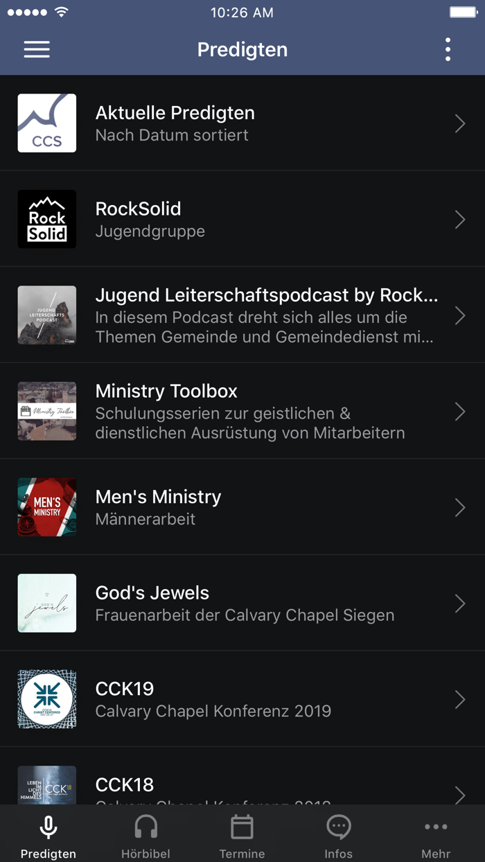 Calvary Chapel Siegen App