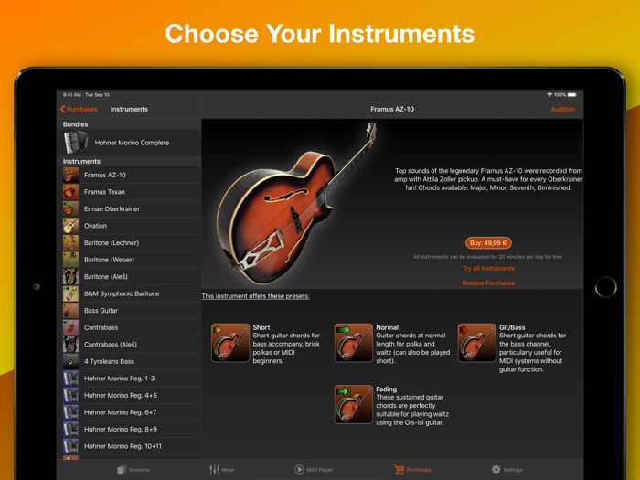 Turbosounds for Accordion