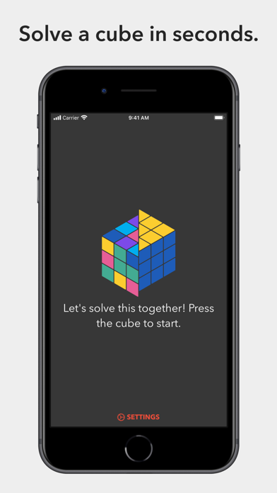 CubeSolver AR Screenshot