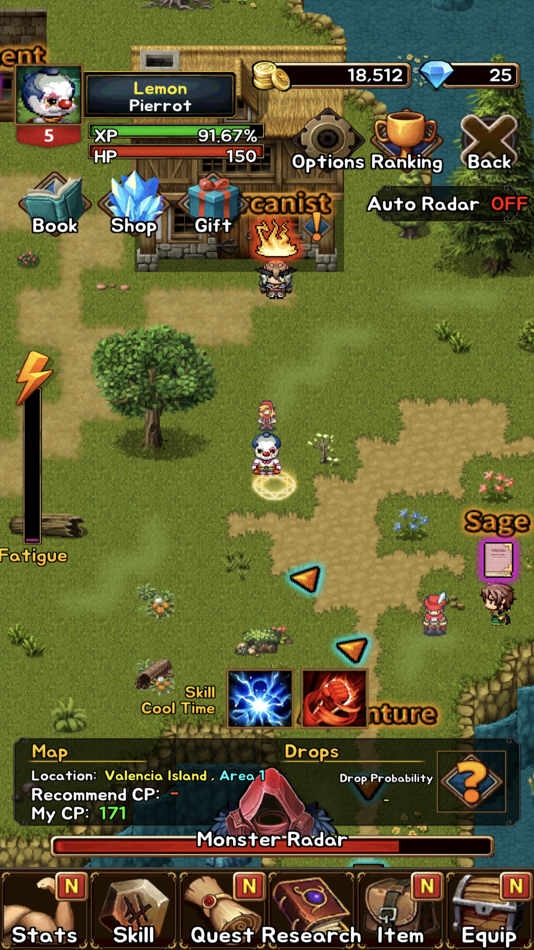 #2. Idle Dungeons: Classic RPG (iOS) 由: 道驰 蔡