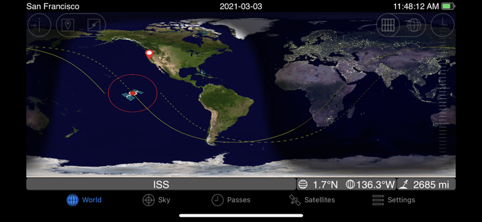 GoISSWatch ISS Tracking