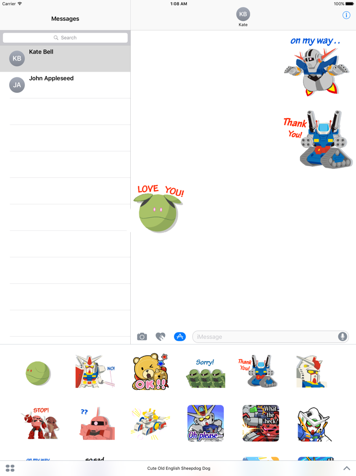 Animated Combat Robot Sticker