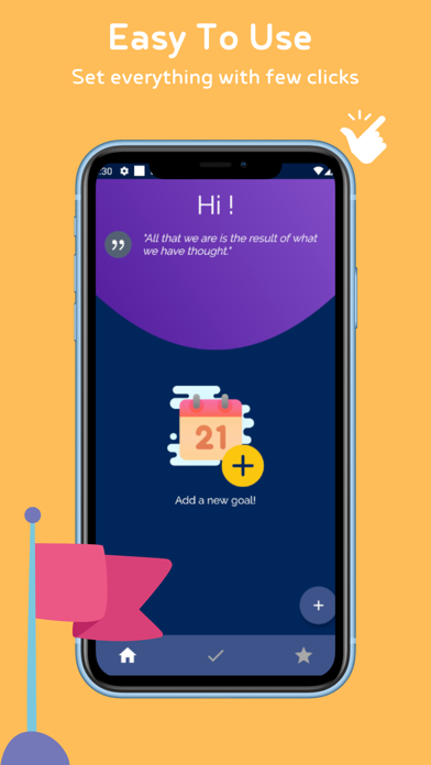 Screenshot #1 pour Goal To Habit in 21 Days