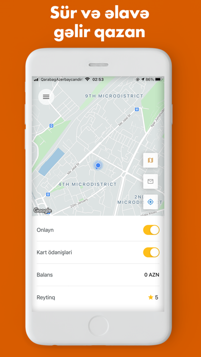 1Taxi.az - Driver Screenshot