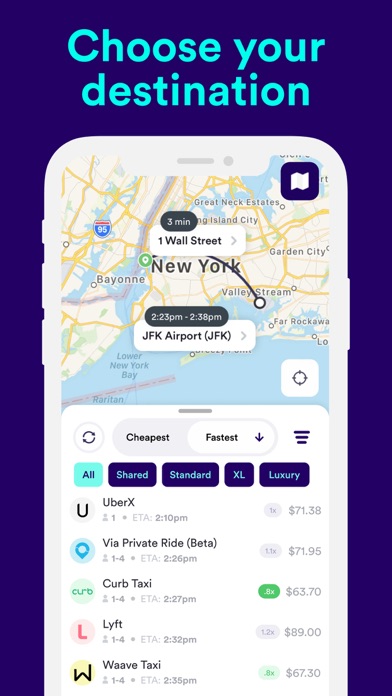 Obi - Get the cheapest ride. Screenshot