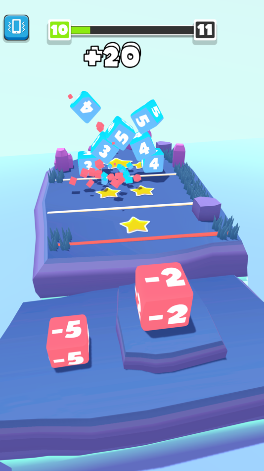 #6. Merge and Blast Cubes 3D (iOS) Podle: omer cetin