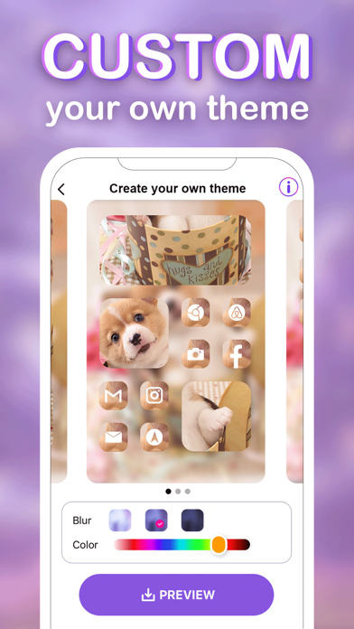aIcon: aesthetic theme & icons Screenshot