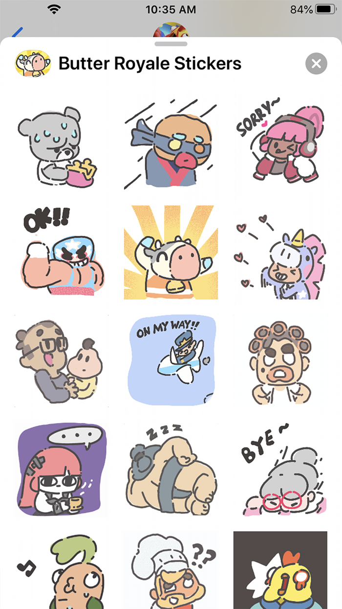 Butter Royale Stickers