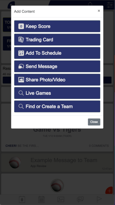 MyBallclub Screenshot