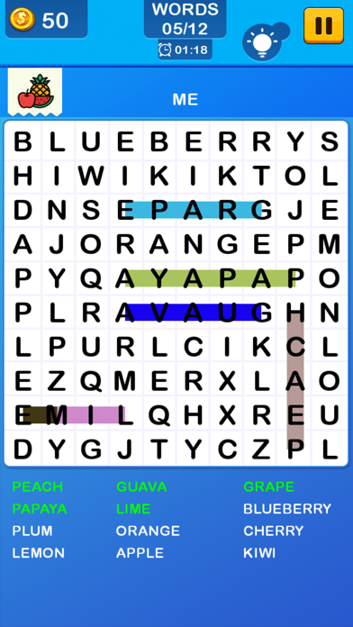 Word Search - Find Wordsのおすすめ画像4