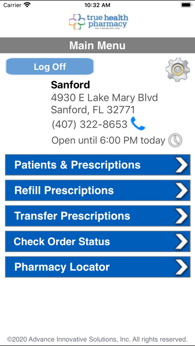 True Health Pharmacy Screenshot