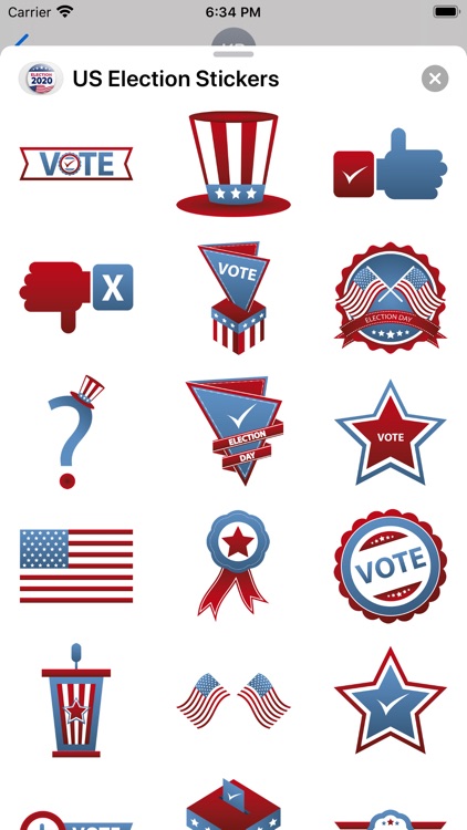 US Election 2020 Stickers