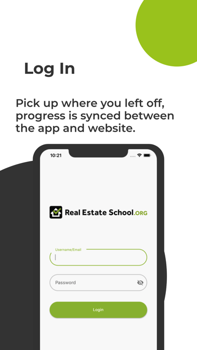 Realestateschool Screenshot
