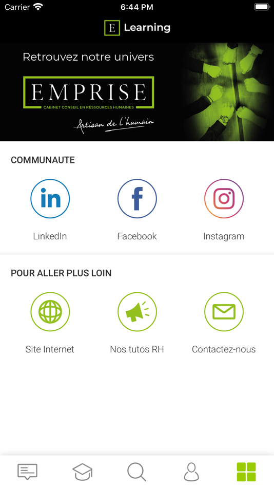 #5. Emprise - notre App E-learning (iOS) Podle: Cabinet EMPRISE