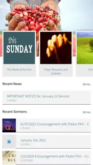 church of the vine iphone screenshot 1